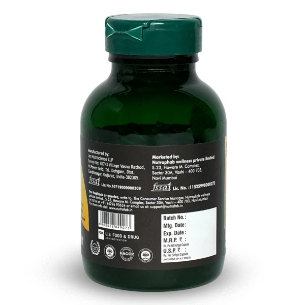 Nutrafab Omega 3-6-9 Softgel Capsules – Complete Essential Fatty Acid Support