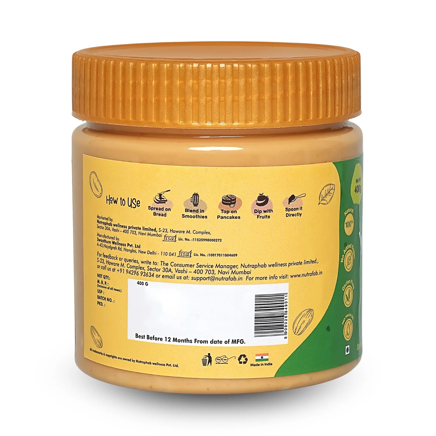 White chocolate Peanut Butter – Crunchy